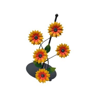 Imagem de WeiLaiKeQi Suporte de papel toalha de flor, suporte de rolo de, organizador, decoração de casa, enfeite de mesa, arte, vertical de lenços para hotel, Margaridas