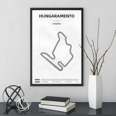Imagem de Monaco Miami Fórmula 1 Pista Poster Arte De Parede Sem Moldura Para Sa