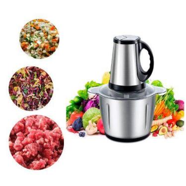 Imagem de MultiProcessador Elétrico Corta Carne Legumes tigela 3l - ZEM