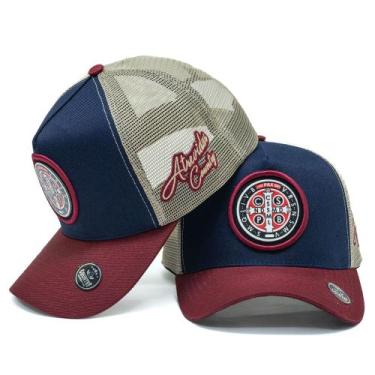 Imagem de Boné Telinha Trucker Atrevidu's Country Medalha São Bento, Vermelho, A