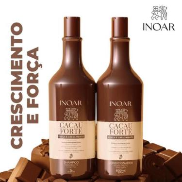 Imagem de Inoar Kit Cacau Forte Shampoo e Condicionador 1 litro