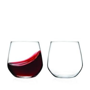 Imagem de Barski Taças de vinho - Conjunto de 2 - Taças sem haste - para branco - tinto - vinho - lavável na lava-louças - 368 g - Qualidade europeia