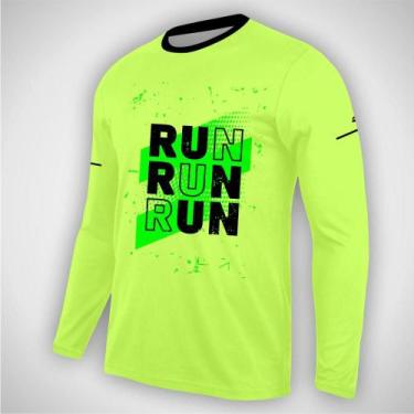 Imagem de Camisa Esportiva Masculina Proteção UV Manga Longa Dry Fit - Dsportivo