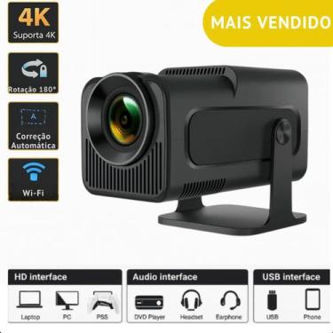 Imagem de Projetor Hy320 Smart TV Wifi 6 4K Android 13.0 - ROMI