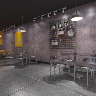 Imagem de BOMENG Papel de parede de concreto roxo BMUS-KY83-04-15(80-2)