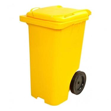 Imagem de Lixeira Grande Contentor De Lixo Com Rodas 240 Litros Vm