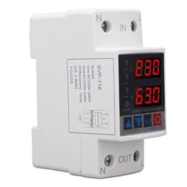 Imagem de Sobre o Protetor de tensão Redefinir dispositivo de proteção ajustável Limitador inteligente Limitador AC220V (63a)