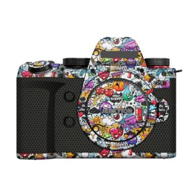 Imagem de Película protetora para câmera G9 II antirarranhões Película protetora para Panasonic Lumix G9II G9 Mark II (Graffiti White)