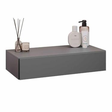 Imagem de Penteadeira Suspensa 60cm 1 Gaveta Carina Z34 Grafite - Mpozenato