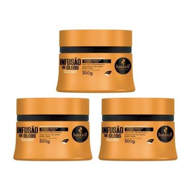 Imagem de Mascara Haskell Infusao De Oleos 300G - Kit Com 3Un