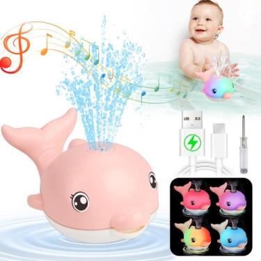 Imagem de Brinquedos de banho TOHIBEE 2024 recarregáveis atualizados Dolphin Pin