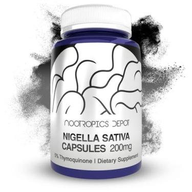 Imagem de Cápsulas de extrato de Nigella Sativa Nootropics Depot 200 mg 60 ct