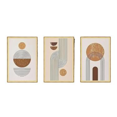 Imagem de Kit 3 Quadros Decorativos Minimalismo Boêmio Sala De Estar Quarto Decoração De Parede (20x30cmx3pcs)