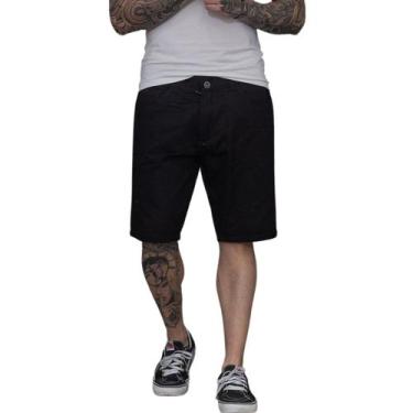 Imagem de Bermuda Jeans Masculina Black Premium - Preto - 5 estilos, Preto, 38, 