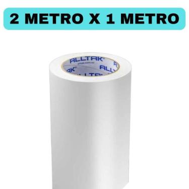 Imagem de Adesivo Decor Branco Fosco envelopamento de mesa , armário , rack . - 