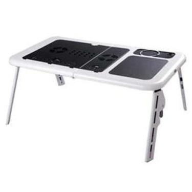 Imagem de Suporte Mesa Portatil Para Notebook e Netbook Com Cooler Dobravel Bran