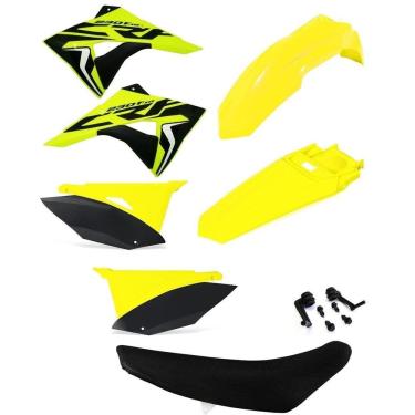 Imagem de Kit Plástico Biker Next Crf 230 Adesivos E Banco Avtec