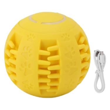 Imagem de AYNEFY Bola de Cães Saltitantes, Brinquedos Interativos para Mastigar de Cachorro Com Design de Textura Treinamento Elétrico Automático de Silicone Trata Os Brinquedos de Dentição para