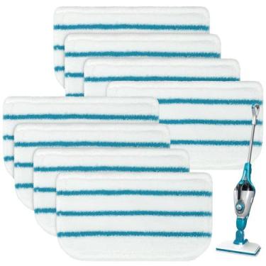 Imagem de Pacote de 8 esfregões de reposição Steam Mop Pads para Black+Decker SM