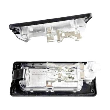 Imagem de KiBcsLic 56D943021 1 par de luzes de placa traseira, substituição confiável, luzes profissionais de placa de licença para Jetta Passat