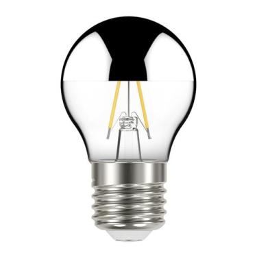 Imagem de Kit 2 Lâmpada LED Filamento Defletor Espelhado Globo G45 - TASCHIBRA