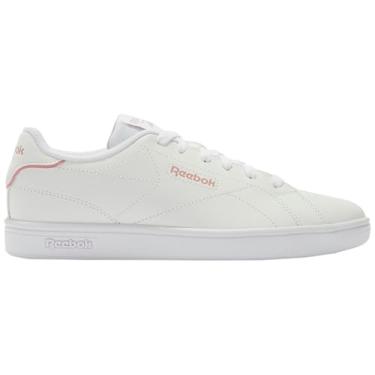 Imagem de Reebok Tênis feminino Court Clean, Ftwrwhite Dustyrose Frostedberry, 41 EU