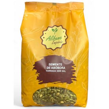 Imagem de Semente de Abóbora Torrada Sem Sal 1 Kg Empório Alibune
