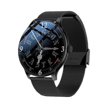 Imagem de Relógio Inteligente Bluetooth Feminino Monitor De Frequência Cardíaca 