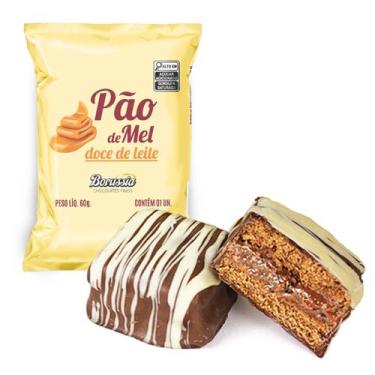 Imagem de Pão de Mel Recheado com Doce de Leite (10 Uni.) Borússia Chocolates
