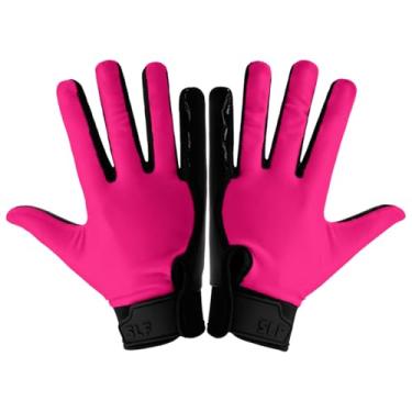 Imagem de SLEEFS Luvas de futebol juvenil para meninos e meninas - Luvas de futebol com alça adesiva para controle de captura - leve, ajuste respirável - Luva infantil durável, juvenil pequena ou grande