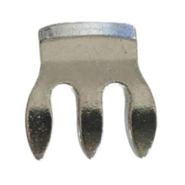 Imagem de KiBcsLic Abafador de cordas para surdina de violino, metal com baixo ruído, fácil instalação, acessórios para instrumentos de corda com enfraquecimento de som, Prata