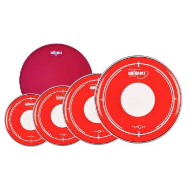 Imagem de Kit Pele Bateria Rdt2 Hidráulica Williams 10 12 16 20 E 14Cx