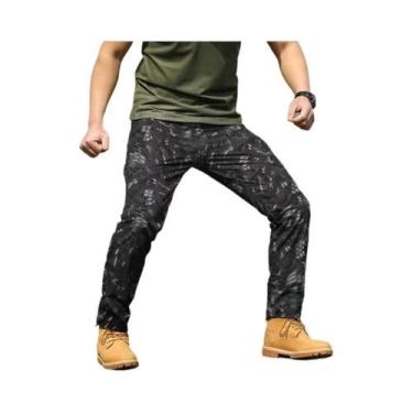 Imagem de Calças Táticas Camufladas Slim Fit Impermeáveis E Respiráveis Para Tre