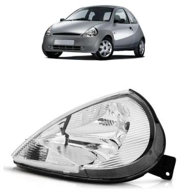 Imagem de Farol Dianteiro Ka 1997 A 2007 Máscara Cromada - Automotive Imports, E