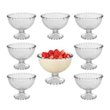 Imagem de Jogo 8 Taças Cristal Chumbo para Sobremesa Pearl Wolff 200ml