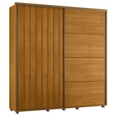 Imagem de Guarda Roupa Casal 230cm Com 2 Portas Verbena Cinamomo Z10  - Mpozenato