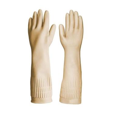 Imagem de Luva latex ranhurada c.longo 8 im - IMBAT