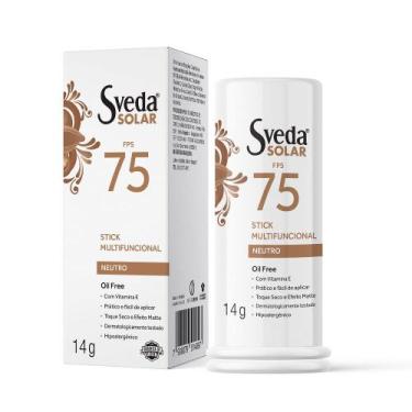 Imagem de Protetor Solar Sveda Stick Multifuncional Neutro Fps75 14g