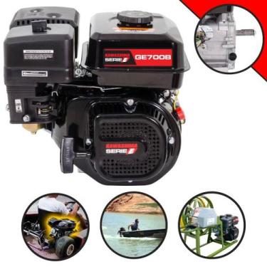 Imagem de Motor Estacionário Profissional Kawashima GE700B á Gasolina 4T 7cv Par