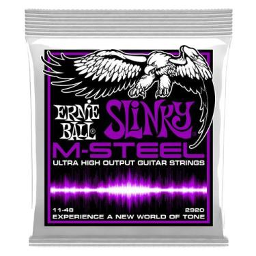 Imagem de Encordoamento Ernie Ball 011 048 guitarra P02920 M-Steel