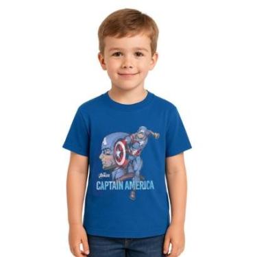 Imagem de Camiseta Infantil Menino Super-Heróis Brandili-Masculino