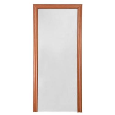 Imagem de JUZIHAI Decoração de capa de porta de cor sólida branca, tecido elástico, pano de fundo para porta da frente para varanda interna e externa, decoração de festa, 81 x 200 cm