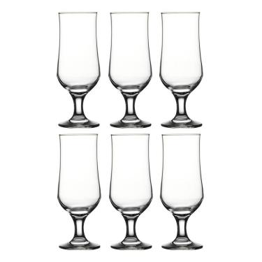 Imagem de Conjunto 6 Taças Vidro Cerveja 385ml Transparente G4U