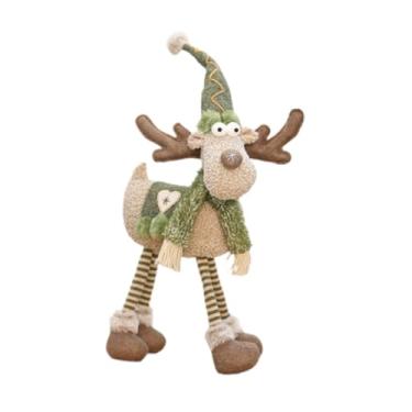 Imagem de UGPLM Decoração de Natal, enfeite de Natal, decoração colecionável para casa, estatueta fofa de Natal para festa em casa, feriado, inverno interno, Quatro Patas