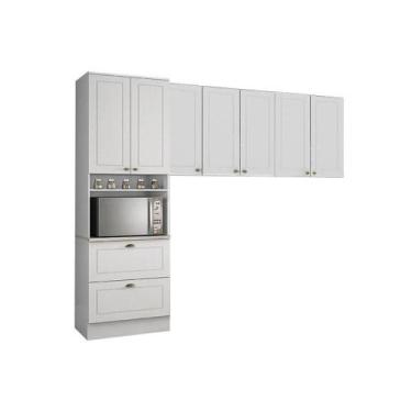 Imagem de Kit de Cozinha Modulada 3 Peças Americana (2 Armários + 1 Paneleiro) C