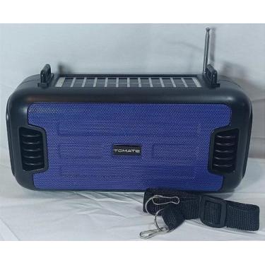 Imagem de Rádio Portátil Bluetooth Tomate MTJ-2005 - Carregamento Solar e Lanter