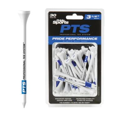 Imagem de Tee de golfe Pride Professional Tee System EV31430, 30 unidades, branco/azul