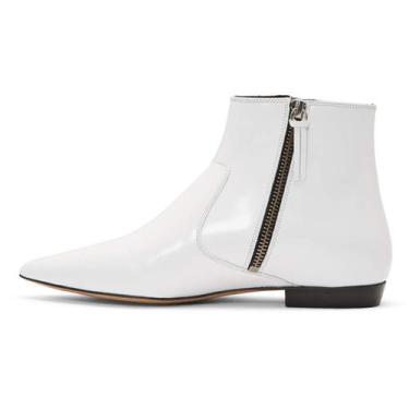 Imagem de Botas de tornozelo XYD femininas formais com bico fino e salto baixo b