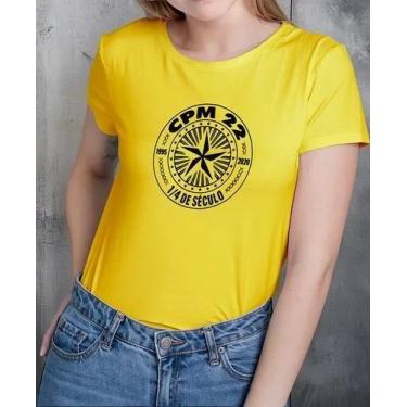 Imagem de Camiseta Camisa Algodão Feminina Masculina Adulto Banda de Rock CPM 22