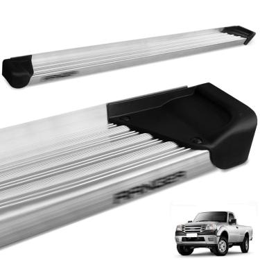 Imagem de Estribo Lateral Ranger CS 1998 a 2012 Aluminio Natural A3